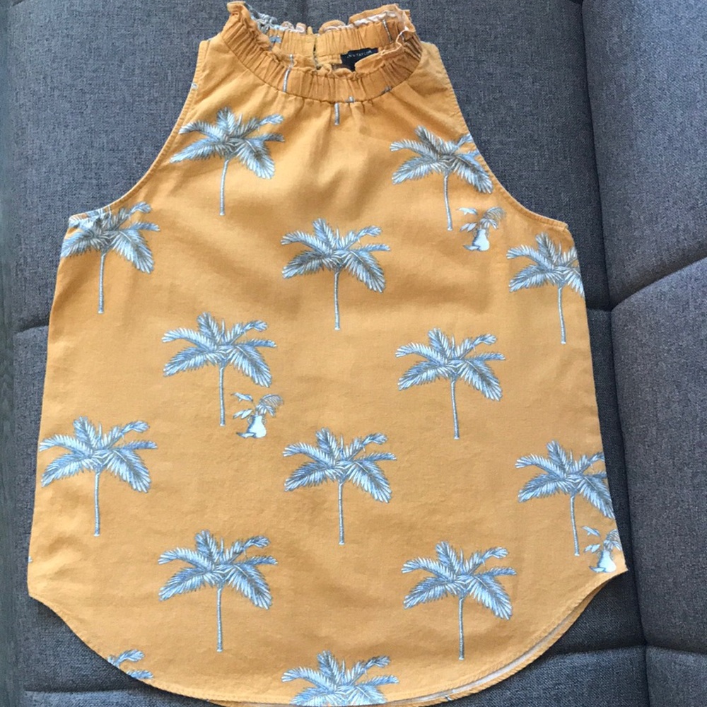 Linen Ann Taylor summer blouse